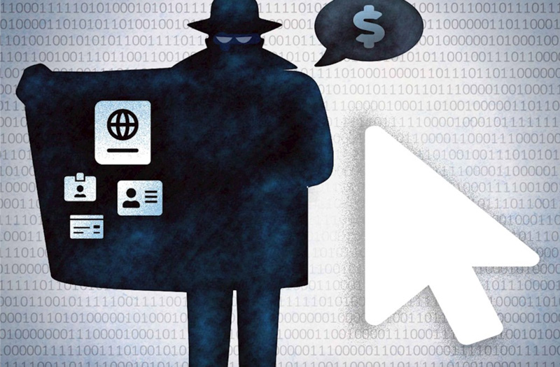 fake IDs online illustration