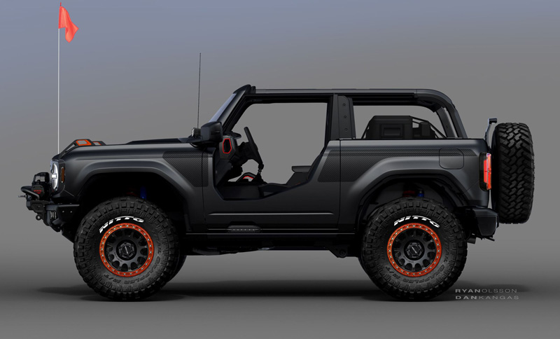 2021 Ford Bronco Badlands Sasquatch Two-Door Concept