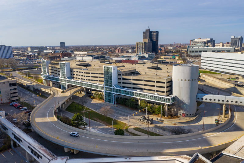 Joe Louis Arena Parking Deck