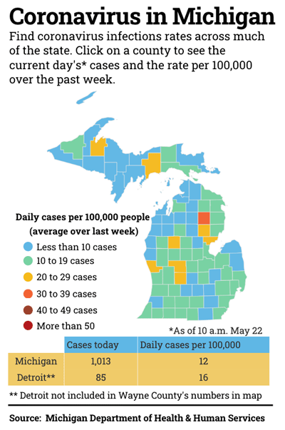 Coronavirus Update Map