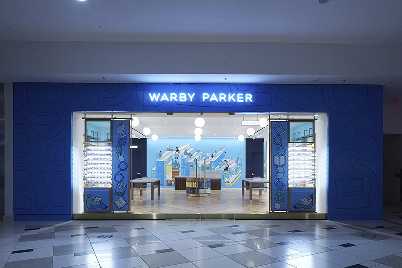 Warby Parker will be opening a store at Twelve Oaks Mall in Novi on Jan. 29. // Rendering Courtesy of Warby Parker