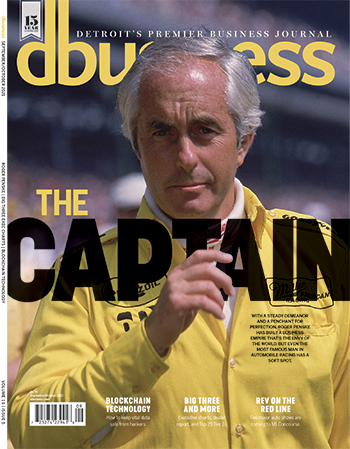 Tim Keenan, managing editor of DBusiness, received Gold for Best Body of Work, Single Writer and the Silver Award for Best Personality Profile of Roger Penske at the The Alliance of Area Business Publishers 2022 awards. // File Photo
