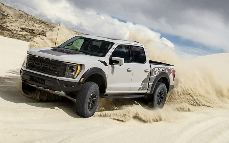 Ford says its new F-150 Raptor R is the fastest, most capable version of the truck to date. // Courtesy of Ford Motor Co.