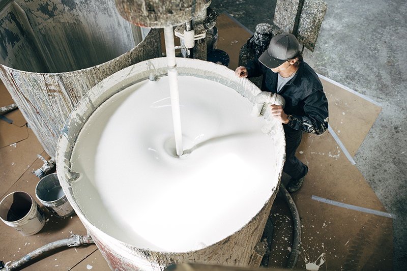 Perfect Match - Up Paint in Clarkston and GreenSheen in Denver plan to expand the pilot program they established with Ace Hardware to eventually offer collection at the chain’s nearly 5,000 locations in the U.S. // Photograph by Roy Ritchie