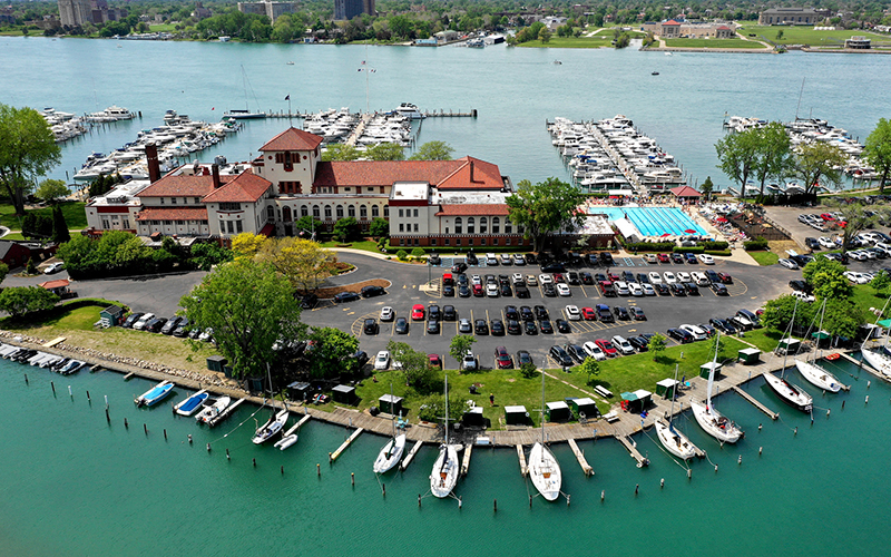 Maritime Retreat - The Detroit Yacht Club has 300 boat slips and offers many activities for its 800 boating and non-boating members. // Courtesy of the Detroit Yacht Club