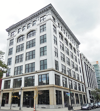 Starting Fresh - When Lockton Michigan looked to expand in Detroit, they selected space in the Hemmeter Building in Paradise Valley. // Courtesy of Lockton