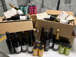 Bottles of wine