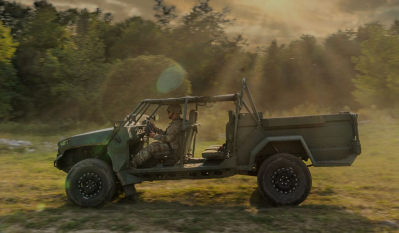 EV GM defense truck