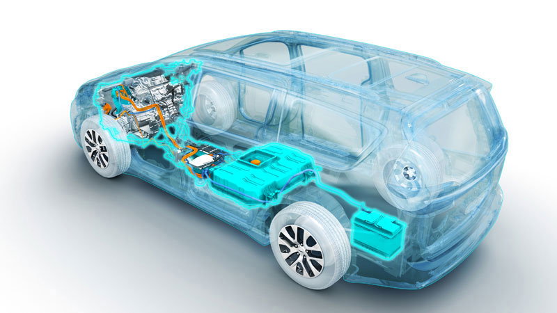 EV van diagram