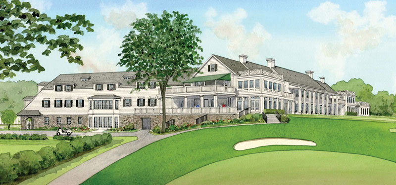 Oakland Hills golf rendering