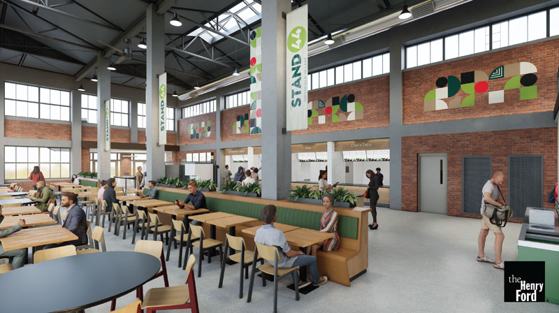 Greenfield Village restaurant rendering
