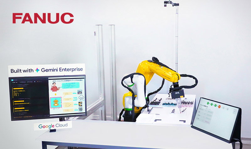 FANUC Corp. in Rochester Hills, the world's leading supplier of industrial robots and factory automation, has announced a strategic collaboration with Google to advance Physical AI in its robot systems.