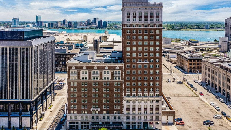 The DoubleTree Suites Detroit Downtown Fort Shelby is set to undergo a $42 million renovation and conversion to Embassy Suites by Hilton.