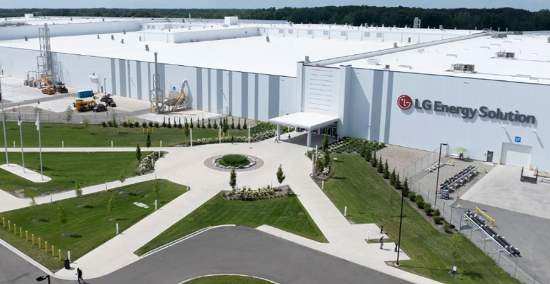 LG Energy Solution facility in Lansing