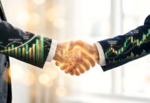 Tri-County Bancorp Completes Merger with Mayville Financial Corp. Business man shaking hands.