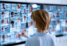 Survey: 78% of Michigan Employers Are Using AI in Human Resources or Plan To Person using a touchscreen computer