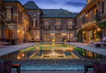 European-inspired Bloomfield Township Mansion Hits Market at $10.8M The $10.85 million mansion at 2756 Turtle Bluff Drive in Bloomfield Township features a custom Gunite saltwater pool with a cascading negative-edge stone waterfall feature with LED lighting.