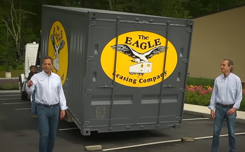 An Eagle Leasing storage container