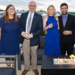 Stephanie and Jeremy Writebol, Emily and Adam Messina